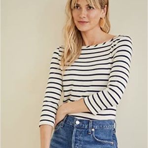 Amour Vert Francoise 3/4 Sleeve Dream Knit Tee